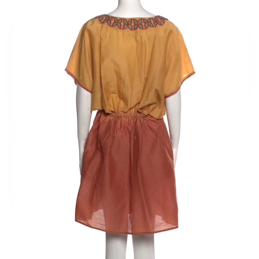 Matta V-Neck Embroidery Mini Bohemia Festival Dress — image 6 of 8